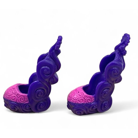 Ever After High Replacement Shoes Kitty Cheshire Way Too Wonderland Doll Purple - Picture 3 of 4